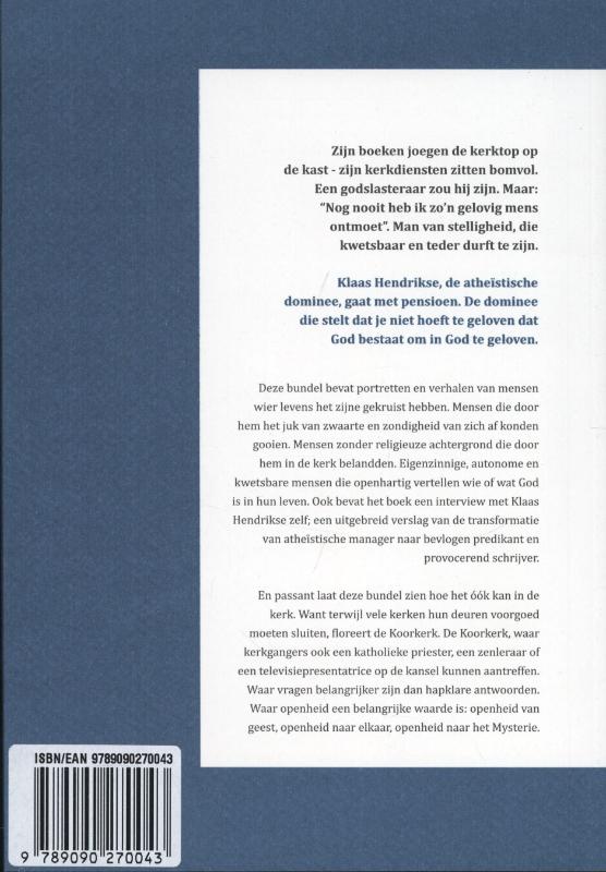 Achterkant van De dominee, de kerk en God