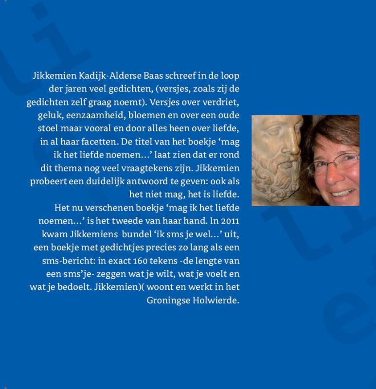 Achterkant van mag ik het liefde noemen...