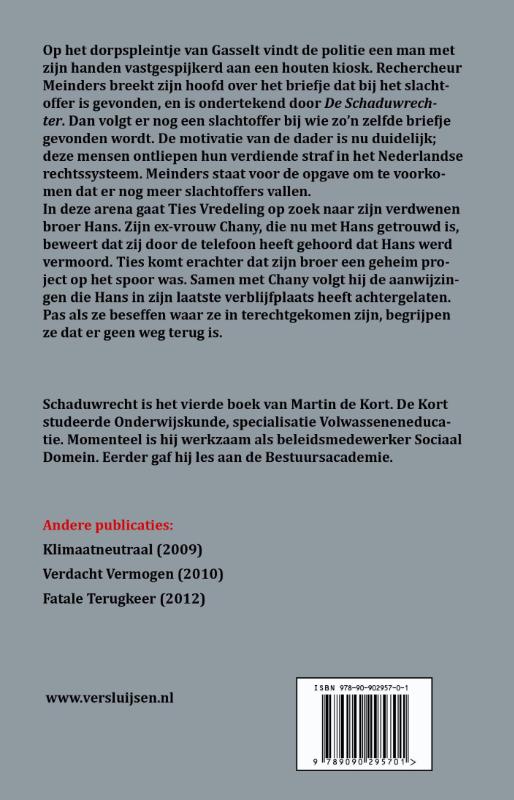Achterkant van Schaduwrecht
