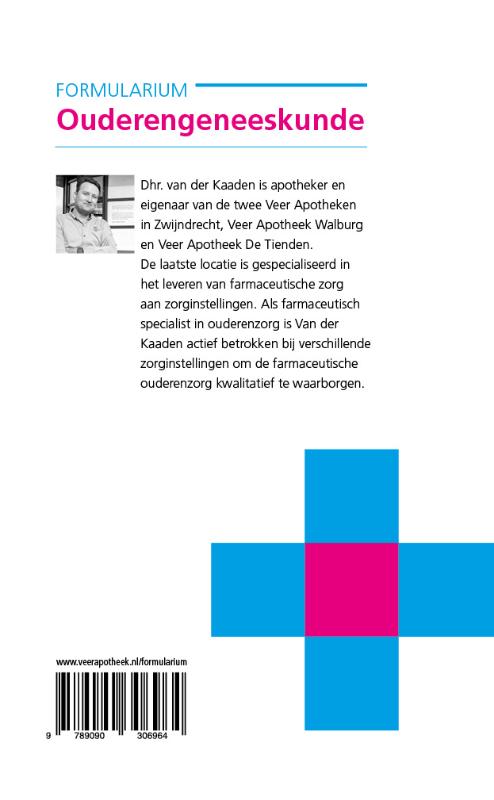 Achterkant van Formularium Ouderengeneeskunde
