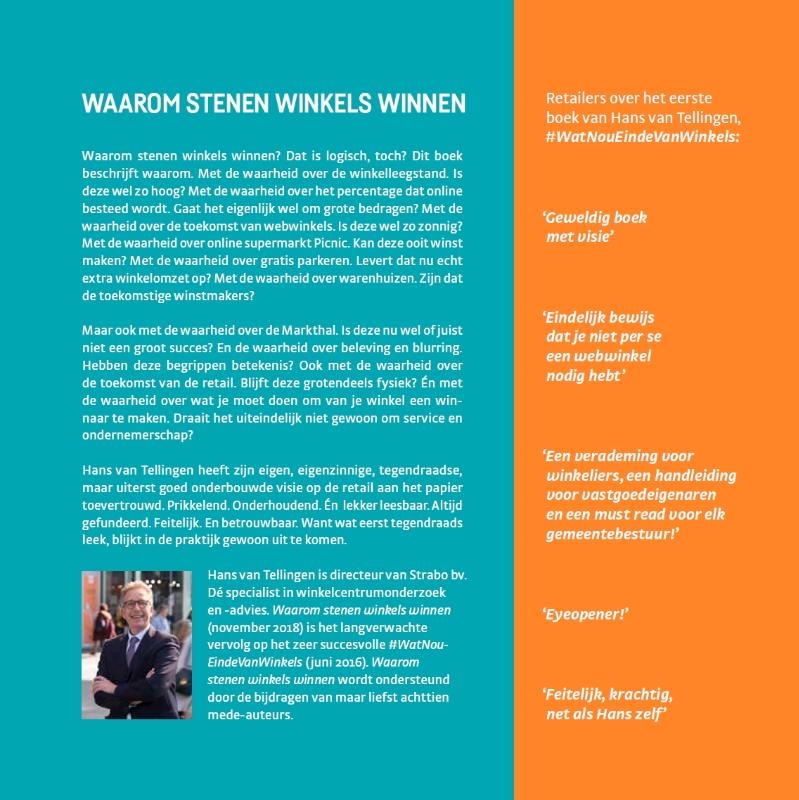 Achterkant van Waarom stenen winkels winnen