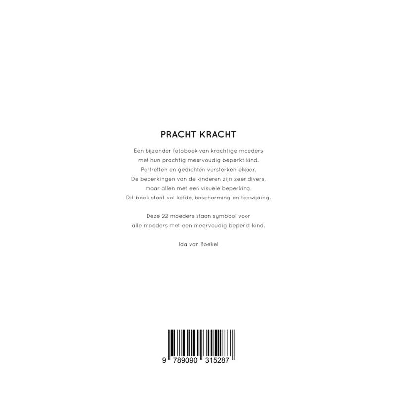 Achterkant van Pracht kracht