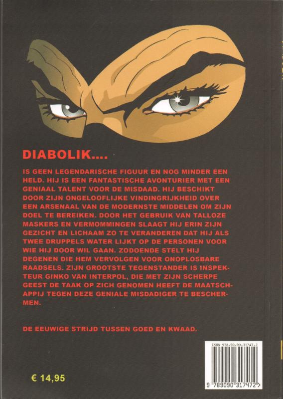 Achterkant van Diabolik, wie ben jij?