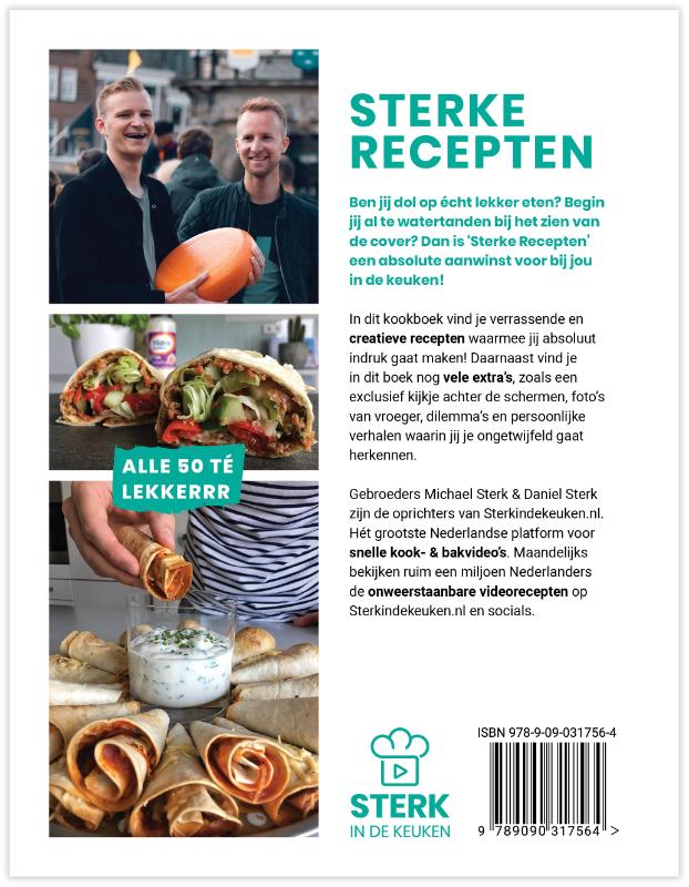 Achterkant van Sterke Recepten