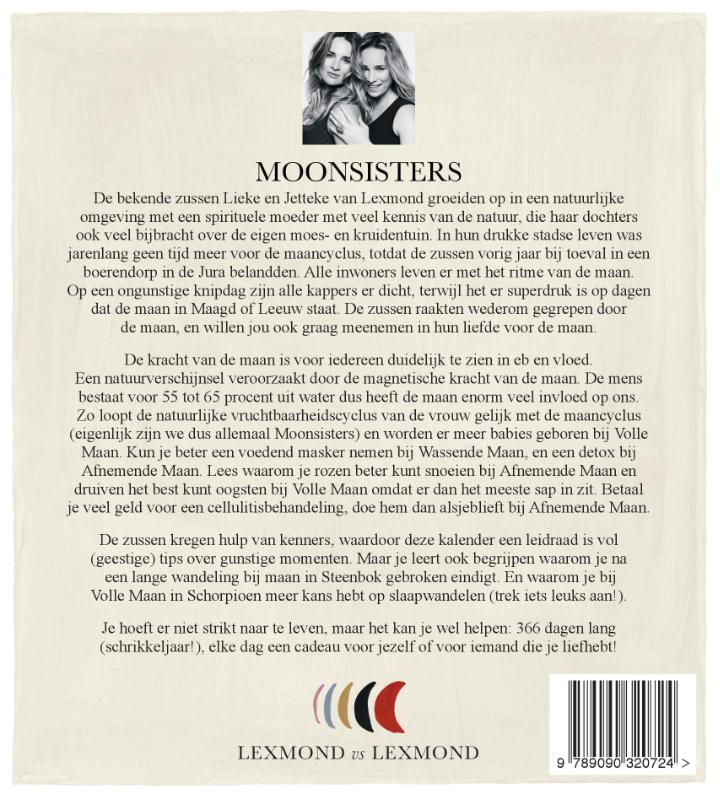 Achterkant van MOON CALENDAR Lexmond vs Lexmond