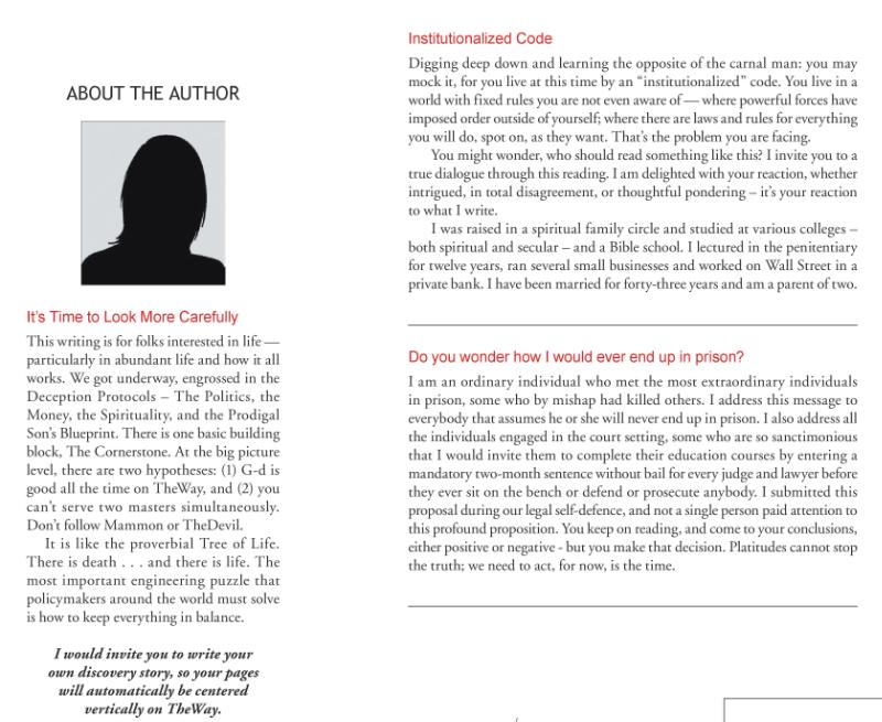 Achterkant van DECEPTION PROTOCOL: THE PRODIGAL SON BLUEPRINT