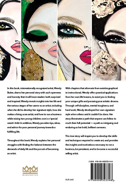 Achterkant van Becoming a successful selling artist