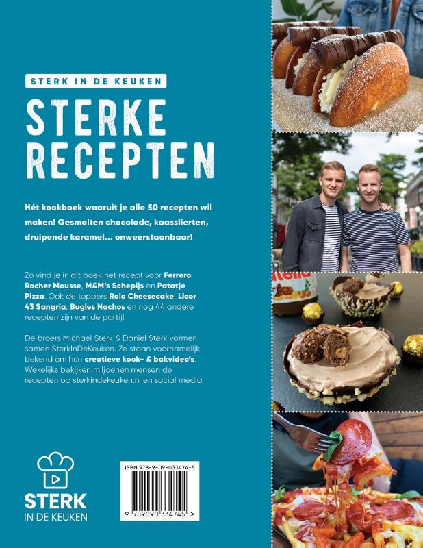 Achterkant van Sterke Recepten