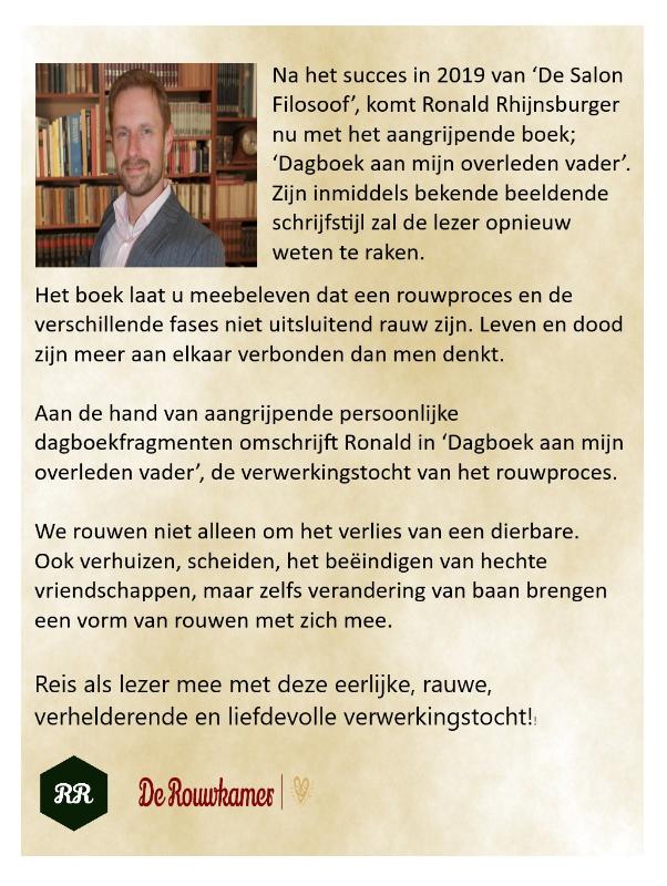 Achterkant van Dagboek aan mijn overleden vader