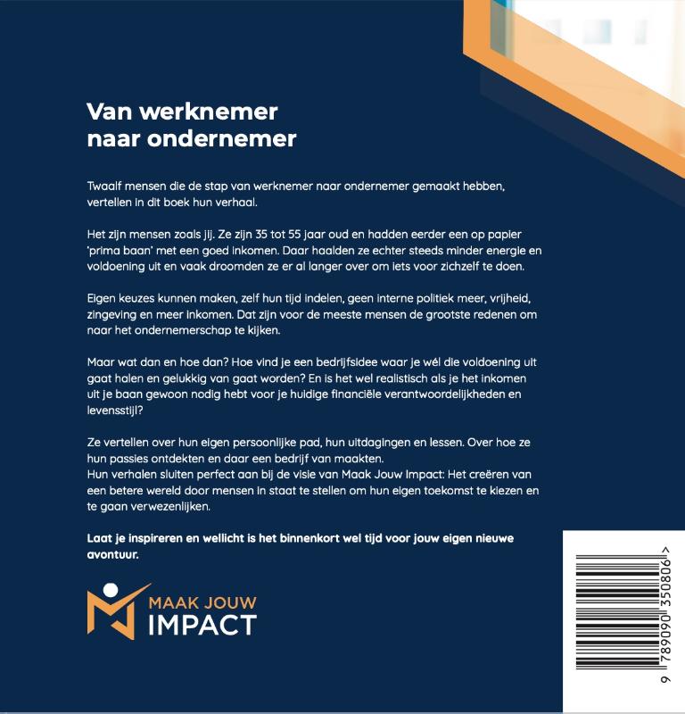 Achterkant van Van Werknemer Naar Ondernemer