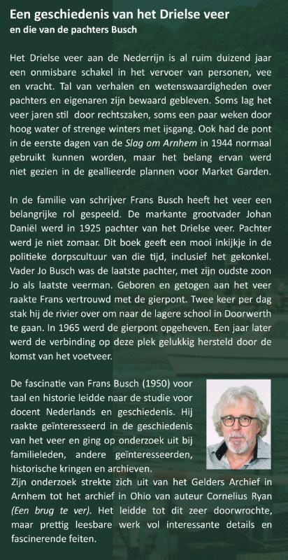Achterkant van Een geschiedenis van het Drielse veer