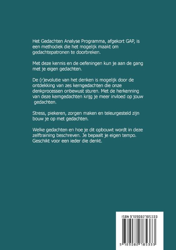 Achterkant van De (r)evolutie van het denken