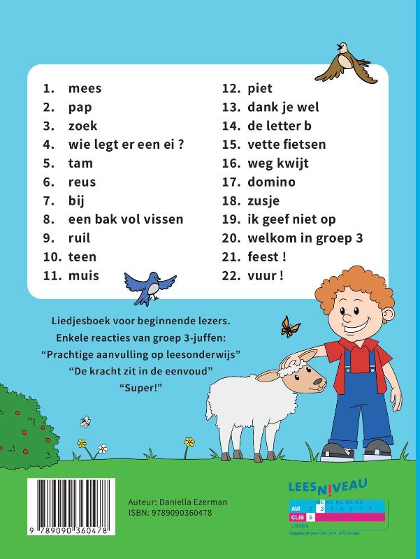 Achterkant van deel 1