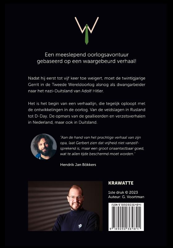 Achterkant van KRAWATTE