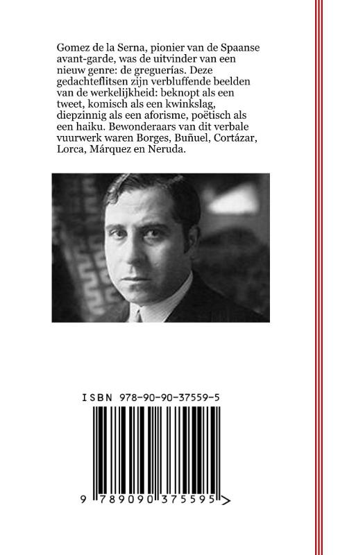 Achterkant van Greguerías
