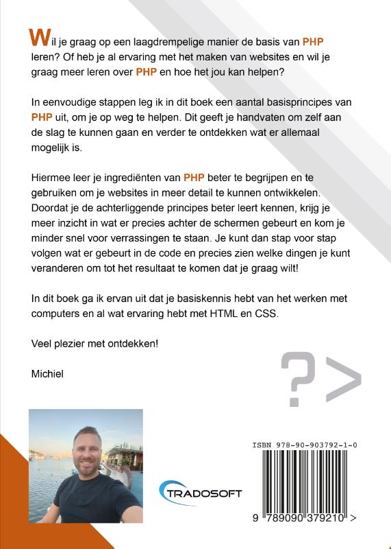Achterkant van Spontaan PHP