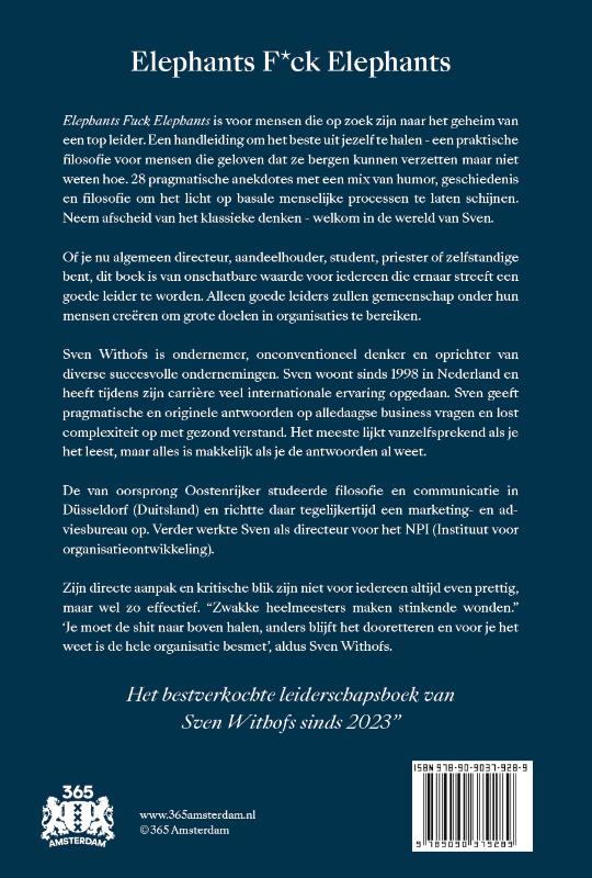 Achterkant van Elephants F*ck Elephants