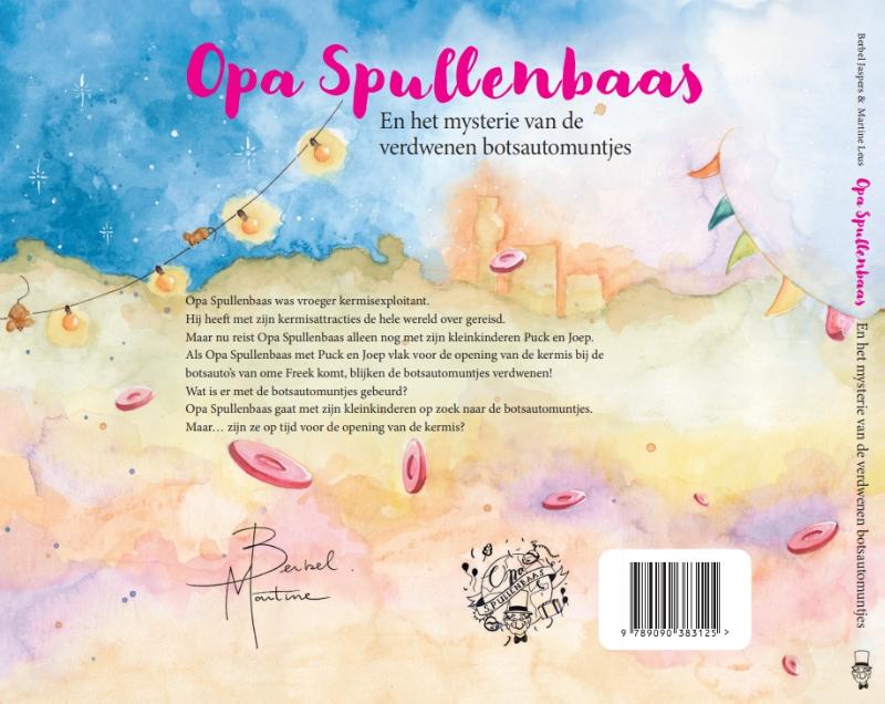 Achterkant van Opa Spullenbaas en het mysterie van de verdwenen botsautomuntjes