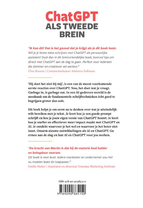 Achterkant van ChatGPT als tweede Brein
