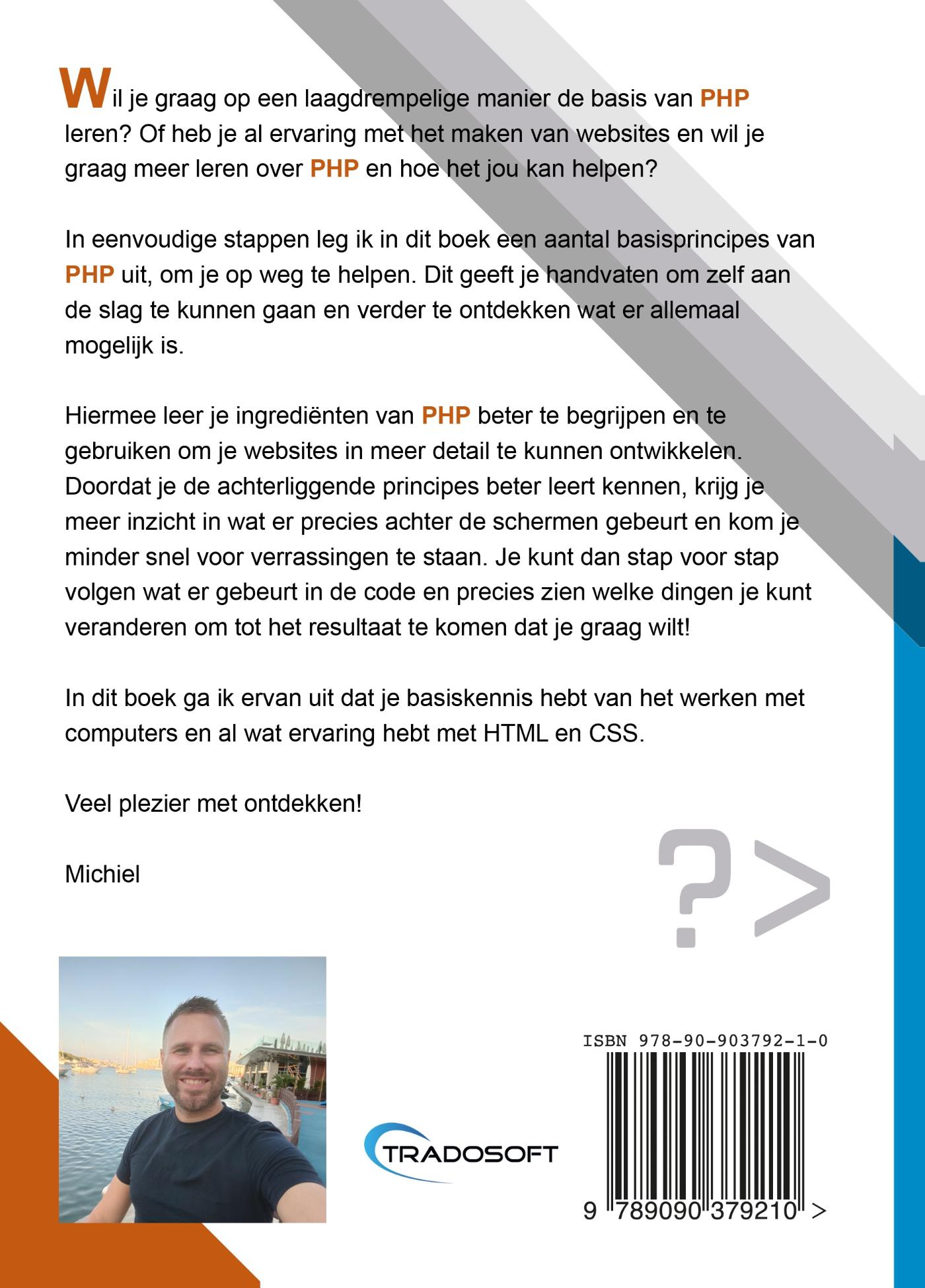 Achterkant van Spontaan PHP