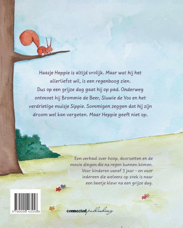 Achterkant van Haasje Heppie