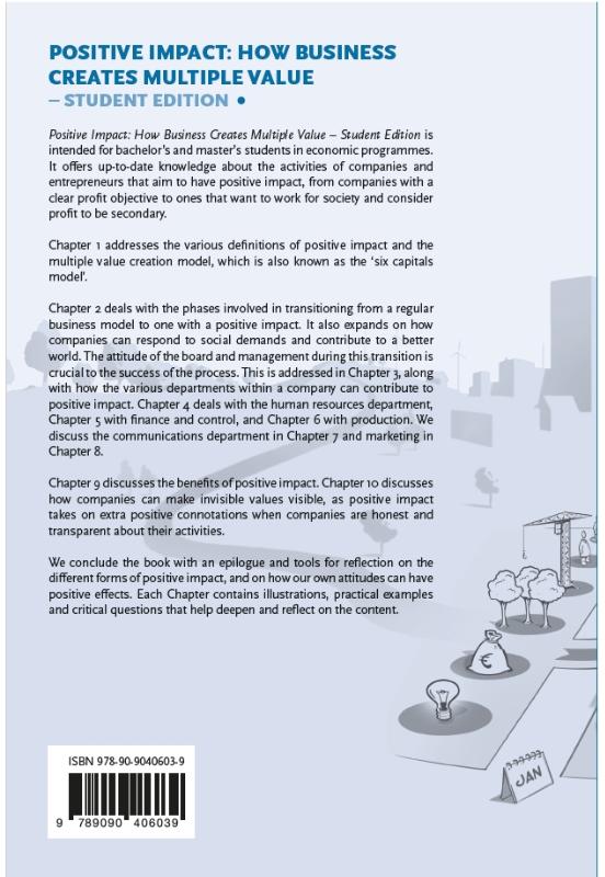 Achterkant van Positive Impact - Student edition