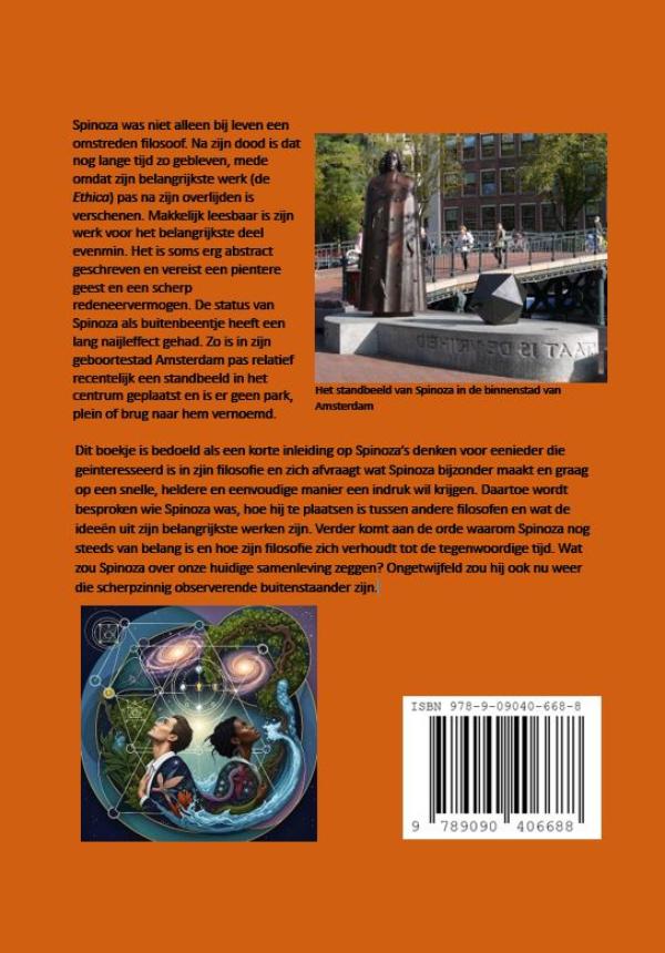 Achterkant van Een korte verkenning van Spinoza