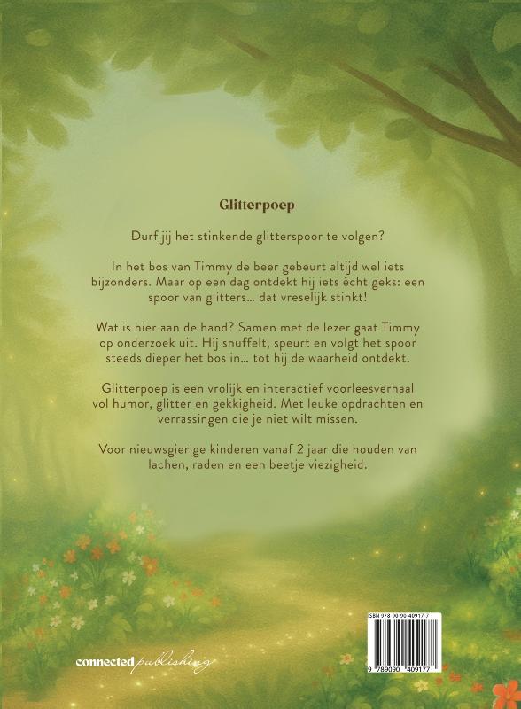 Achterkant van Glitterpoep