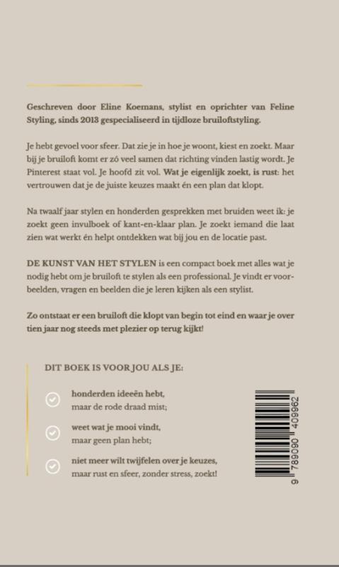 Achterkant van De kunst van het stylen