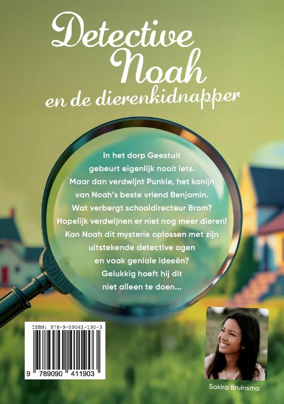 Achterkant van Detective Noah