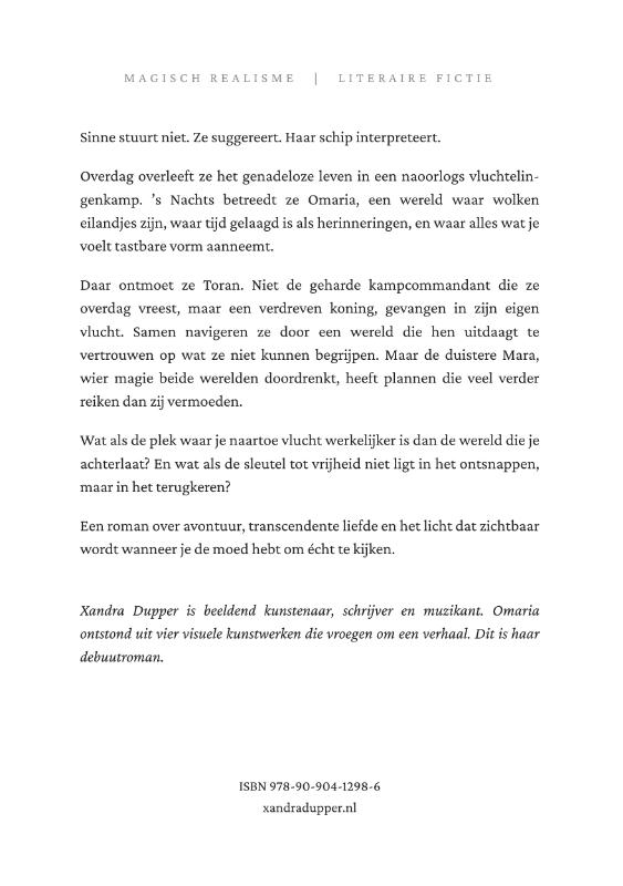 Achterkant van Omaria