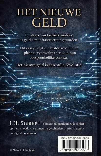 Achterkant van HET NIEUWE GELD
