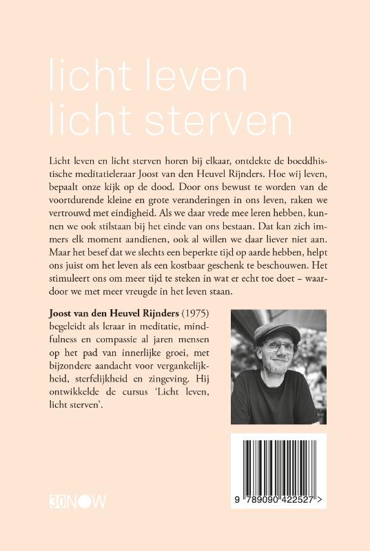 Achterkant van Licht leven, licht sterven