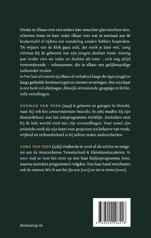 Achterkant van Van huis uit