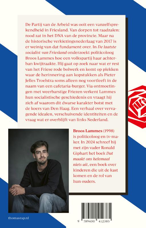 Achterkant van De laatste socialist van Friesland