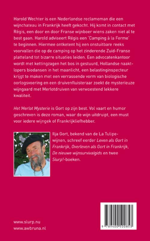 Achterkant van Het Merlot Mijsterie