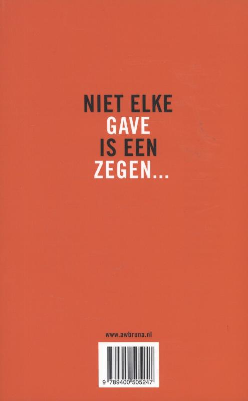 Achterkant van Het meisje met alle gaven