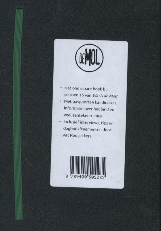 Achterkant van Molboekje 2015