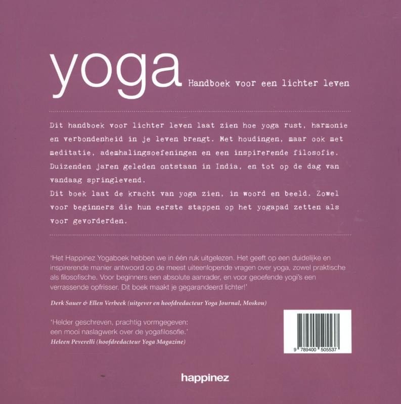 Achterkant van Yoga