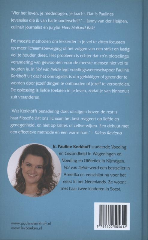 Achterkant van Vol van liefde