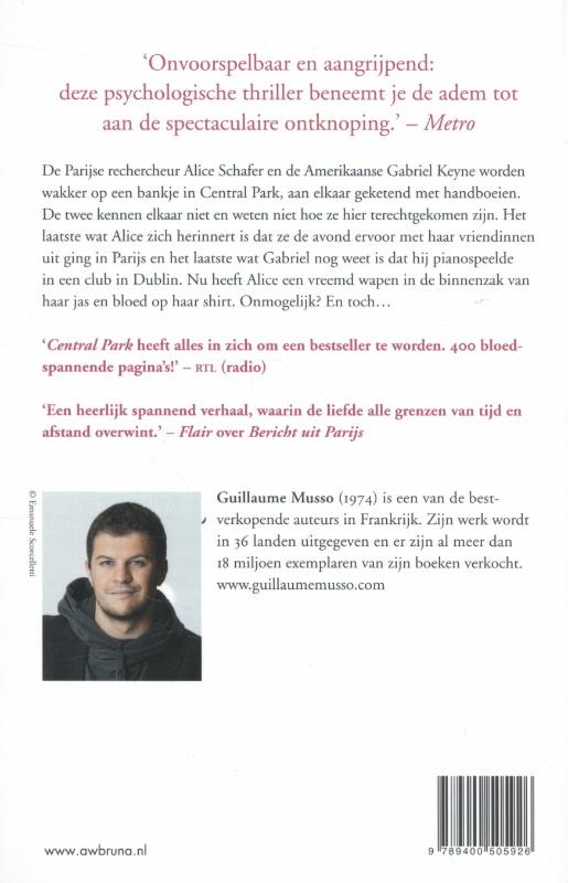 Achterkant van Central Park