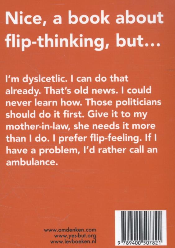 Achterkant van Omdenken, the Dutch art of flip-thinking