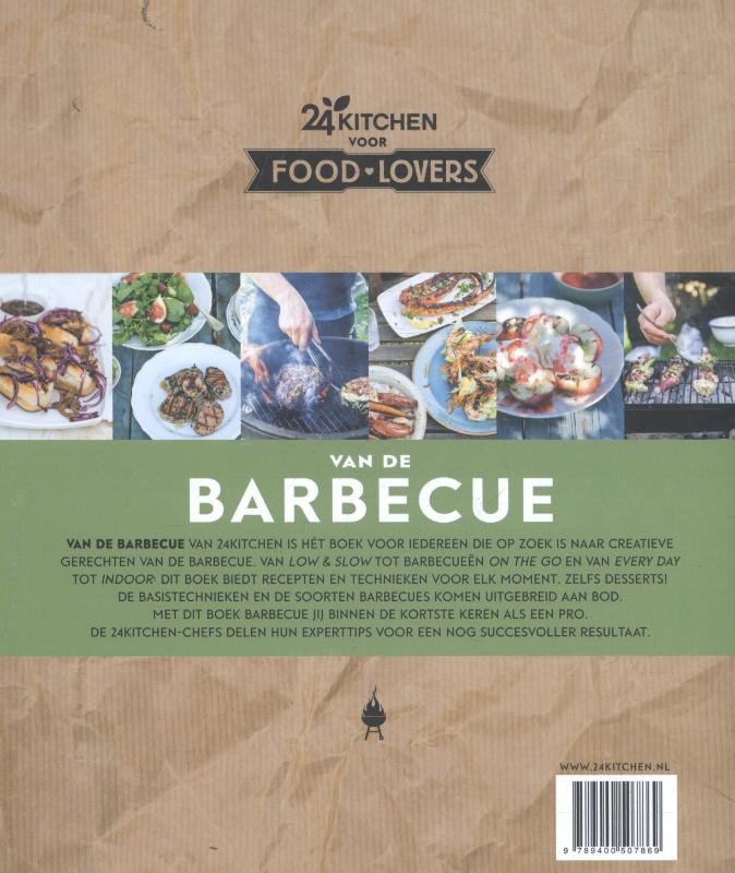 Achterkant van Van de barbecue