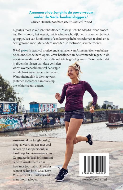 Achterkant van Ik heb geen zin