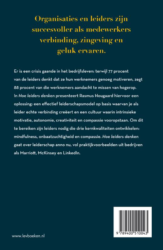Achterkant van Hoe leiders denken