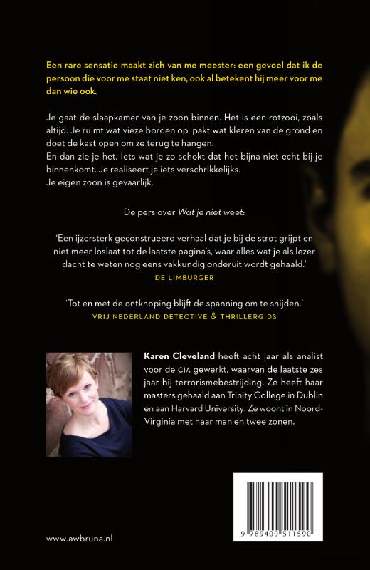 Achterkant van Dicht bij jou