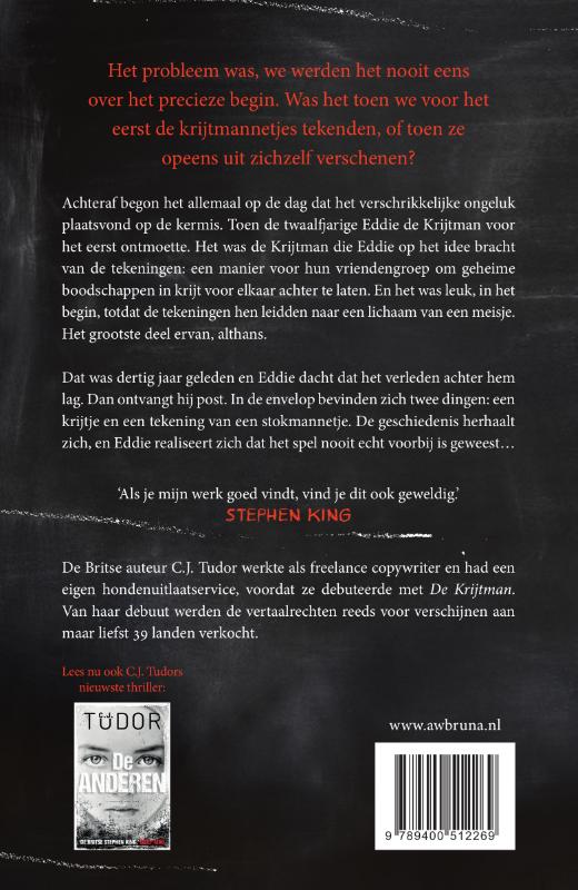 Achterkant van De Krijtman