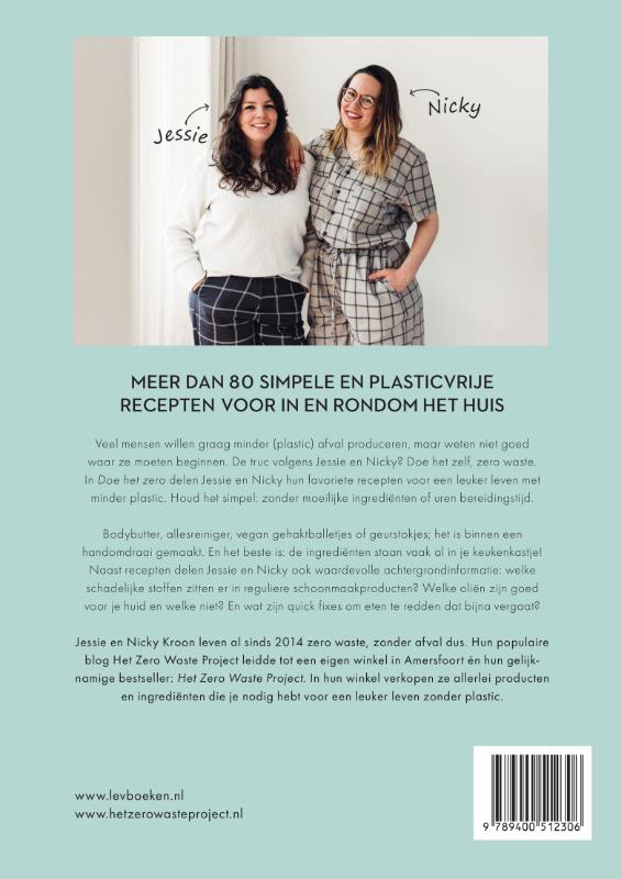 Achterkant van Doe het zero
