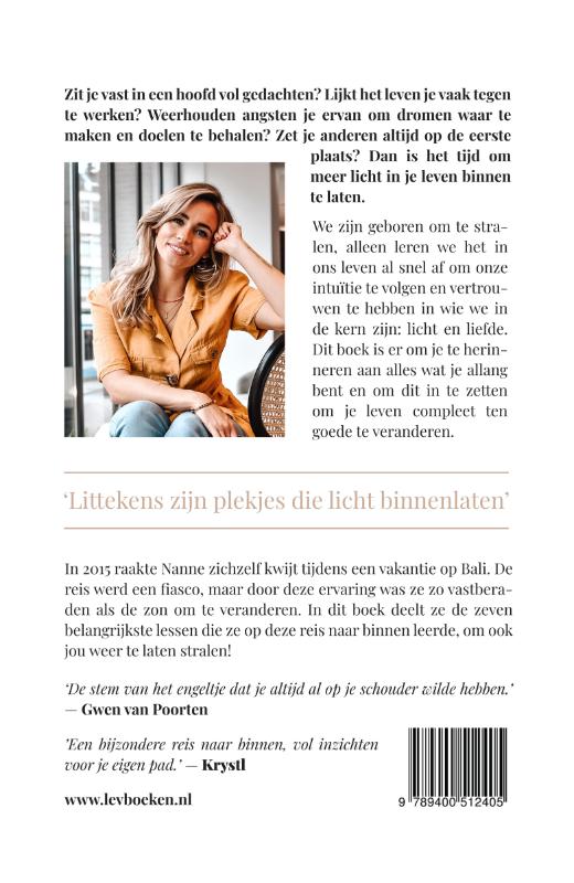 Achterkant van Licht Leven