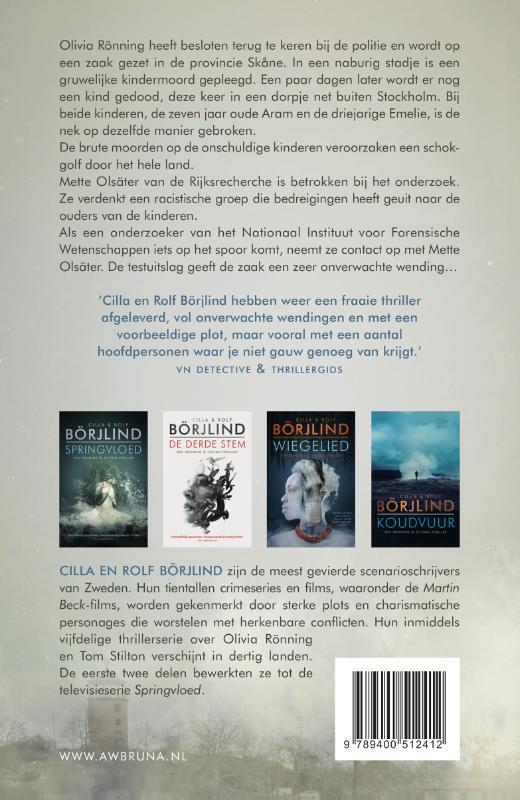Achterkant van Zwarte dageraad